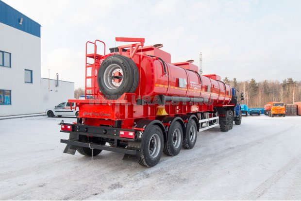 Полуприцеп цистерна ППЦ 30П-31-3НУ УСТ 9465 прямая рама, насос, УВТ