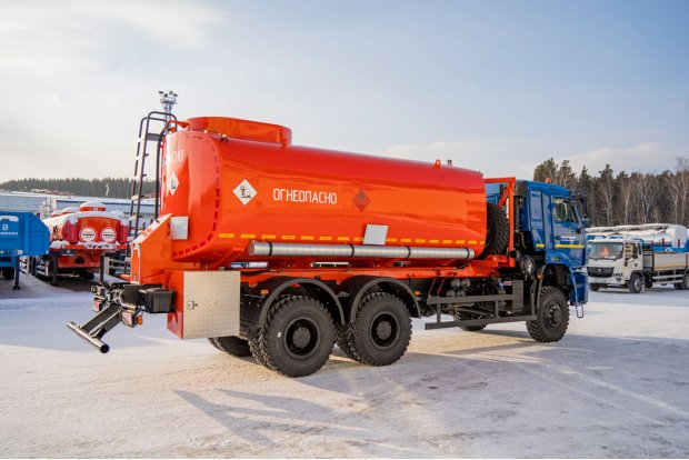 Автоцистерна для нефти АЦН-17Т УСТ 5453 Камаз 65224-53, термос, нерж, доработка под ДОПОГ