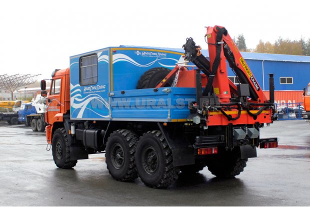 Автофургон Камаз ГПА УСТ с краном-манипулятором Palfinger PK-8500A