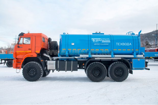 Автоцистерна для технической воды АЦВ-15Т УСТ 5453 Камаз 65224-3971-53