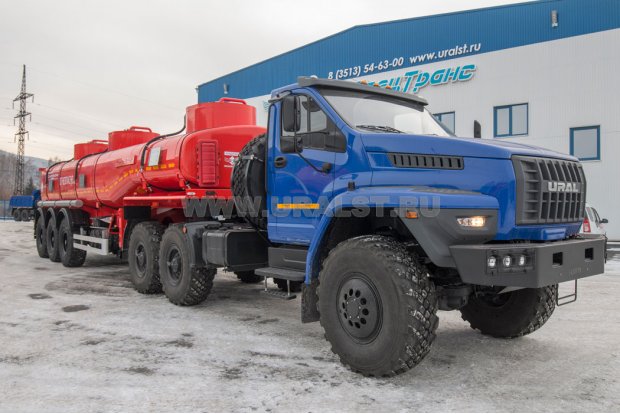 Полуприцеп цистерна ППЦ 26-32Л-3Н УСТ 9465 рамная, насос, пневмоподвеска 