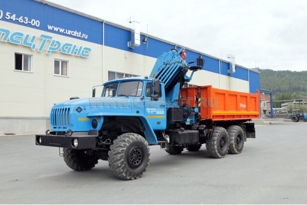 Урал самосвал 4320-72М с КМУ ИМ-240-04