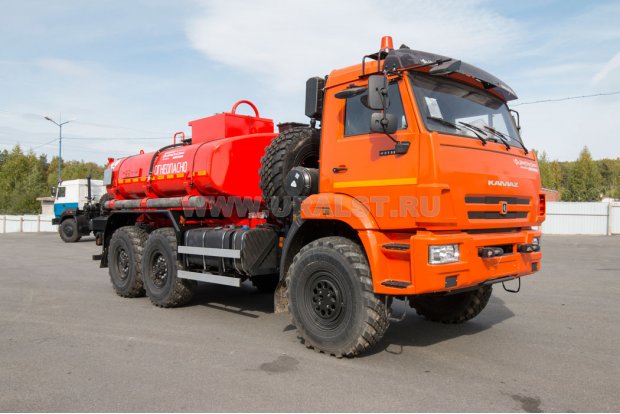 Автотопливозаправщик АТЗ-8 УСТ 5453 Камаз 43118-50 доработка под ДОПОГ