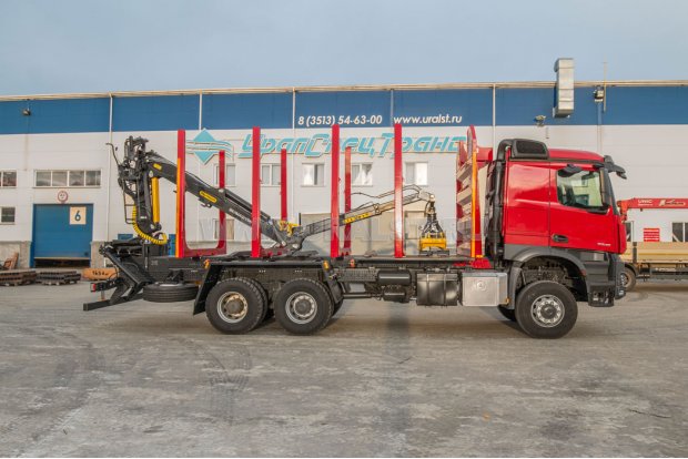 Сортиментовоз с VM10L74 Mercedes-Benz Arocs 3345А (6х6)