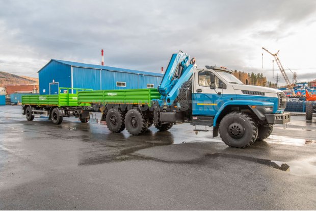 Автомобиль бортовой с КМУ ИМ-240 УСТ 5453 Урал NEXT 4320-72Е5Г38