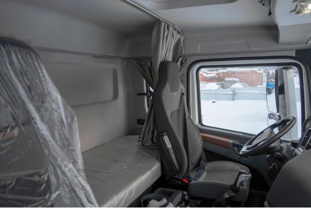 Спальное место в кабине водителя