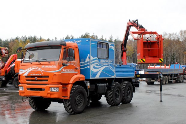 Камаз ГПА УСТ с краном-манипулятором Palfinger PK-8500A