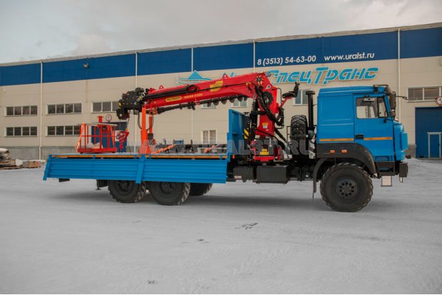 Бортовой с КМУ ИТ-200 (тросовый) Урал 4320-4972-82Е5