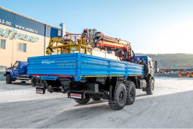 Бортовой с КМУ ИТ-200 (тросовый, люлька, бур) УСТ 5453 Камаз 43118 RR сп.м