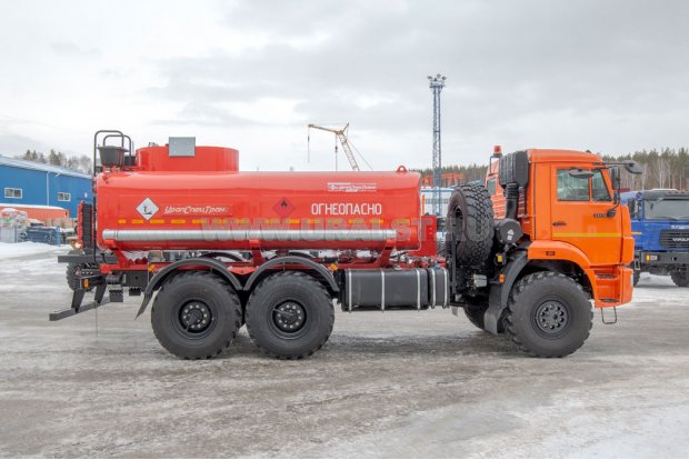 Автотопливозаправщик АТЗ-11Б УСТ 5453 Камаз 43118-50 доработка под ДОПОГ, УВЭОС