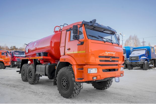Автоцистерна вакуумная нефтепромысловая АКН-10 КО УСТ 5453 Камаз 43118 сп.м. доработка под ДОПОГ