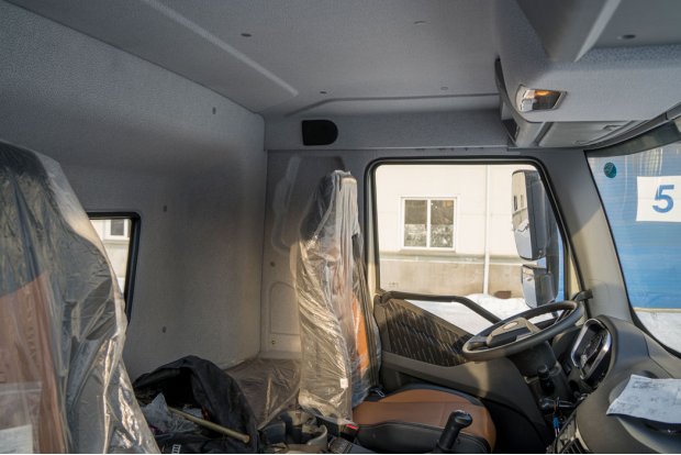 Спальное место в кабине водителя