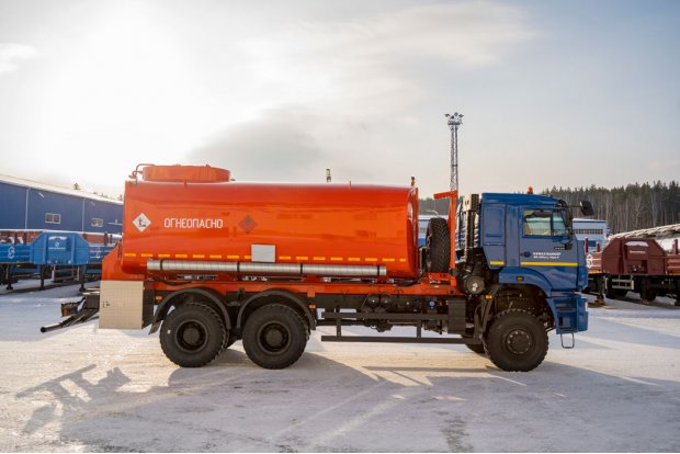 Автоцистерна для нефти АЦН-17Т УСТ 5453 Камаз 65224-53, термос, нерж, доработка под ДОПОГ