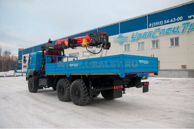  Бортовой с КМУ ИТ-200 (тросовый с буром) УСТ 5453 Урал 4320-80Е5