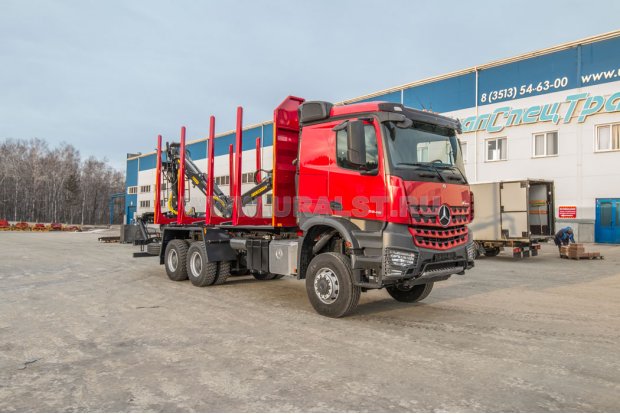 Сортиментовоз с VM10L74 Mercedes-Benz Arocs 3345А (6х6)