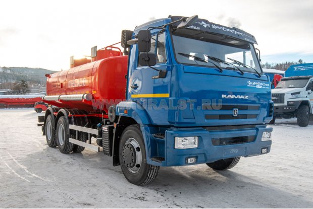 Автотопливозаправщик АТЗ-11-2Б УСТ 5453 Камаз 65115-48 доработка под ДОПОГ