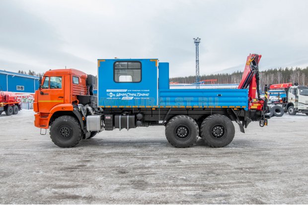 ГПА 6+2 откр. с КМУ ИМ-95 УСТ 5453 Камаз 43118