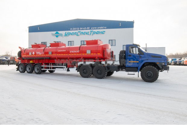Полуприцеп цистерна ППЦ 30П-31-3НУ УСТ 9465 прямая рама, насос, УВТ