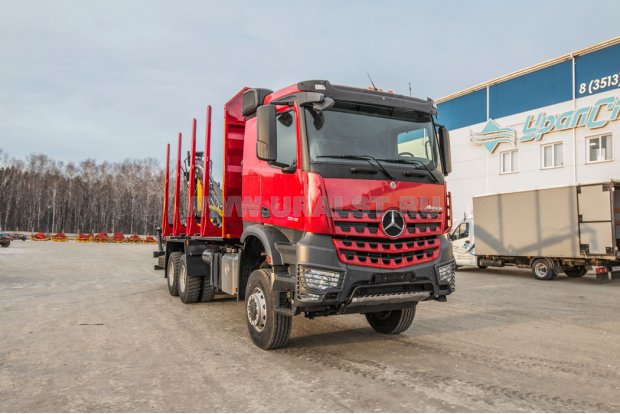 Сортиментовоз с VM10L74 Mercedes-Benz Arocs 3345А (6х6)