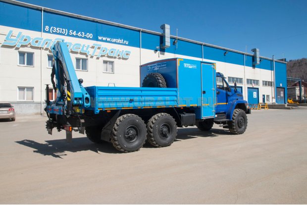 Грузопассажирский автомобиль ГПА 6+2 откр. с КМУ ИМ-95 УСТ 5453 Урал NEXT 4320-6951-72