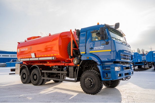 Автоцистерна для нефти АЦН-17Т УСТ 5453 Камаз 65224-53, термос, нерж, доработка под ДОПОГ