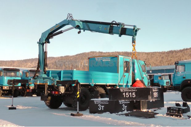ГПА на шасси Урал 4320-82М с КМУ ИМ-95 УСТ-5453