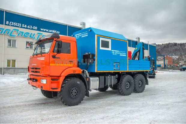 ПАРМ с КМУ ИМ-55 УСТ 5453 Камаз 43118-50 сп.м.