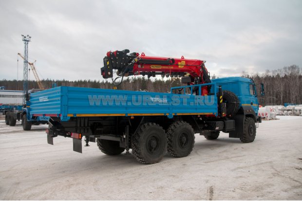  Бортовой с КМУ ИТ-200 (тросовый с буром) УСТ 5453 Урал 4320-80Е5