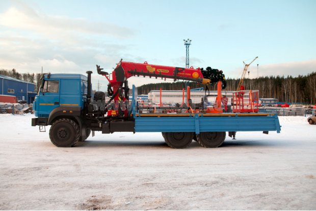 Бортовой с КМУ ИТ-200 (тросовый) Урал 4320-4972-82Е5