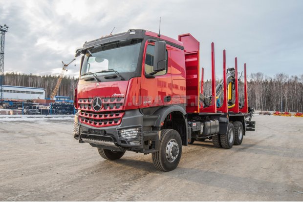 Сортиментовоз с VM10L74 Mercedes-Benz Arocs 3345А (6х6)
