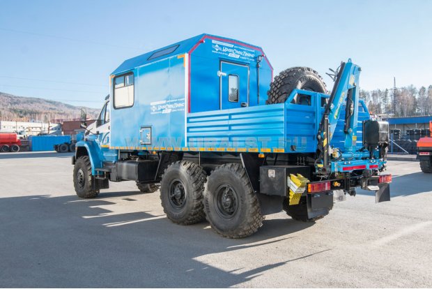 Автофургон АРОК с КМУ ИМ-20 УСТ 5453 Урал 4320-72Е5Г38 NEXT