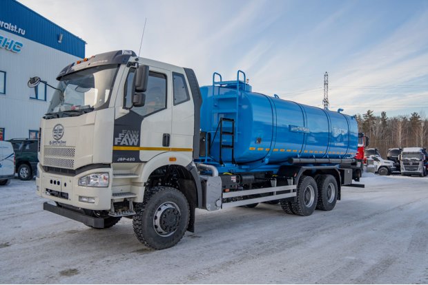 Автоцистерна АЦВ-19ТНО, УСТ 5453 FAW 3250 (6х6), КБ 4800