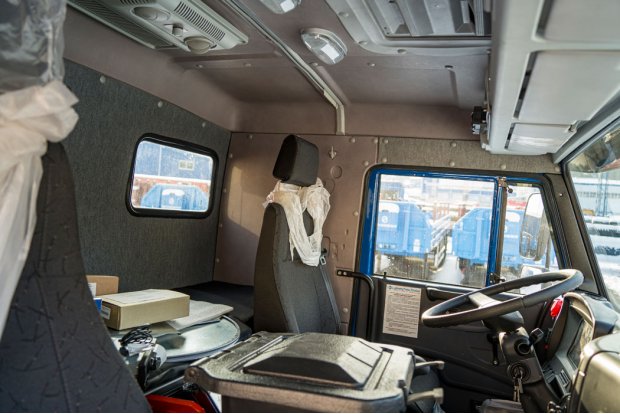 Спальное место в кабине водителя