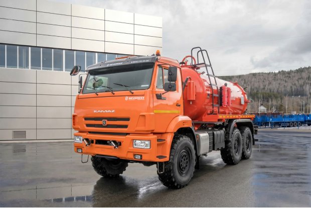 Автоцистерна вакуумная АКН-10-ОД КО Камаз 43118,ДОПОГ, УВЭОС
