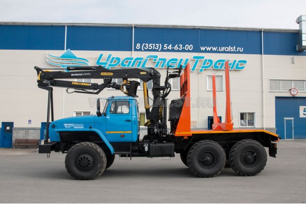 Лесовоз с ГМ VM10L УСТ 5453 Урал М 5557-72Е5