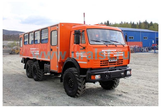 Автобус вахтовый 26+2 люкс УСТ 54535 Камаз 5350-66(D5)