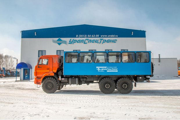 Автобус вахтовый 28 базовая УСТ 54535 Камаз 43118-50, сп. место