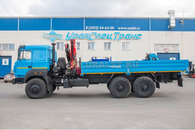 Бортовой с КМУ ИМ-150N УСТ 5453 Урал 4320-4971-80 сп.м