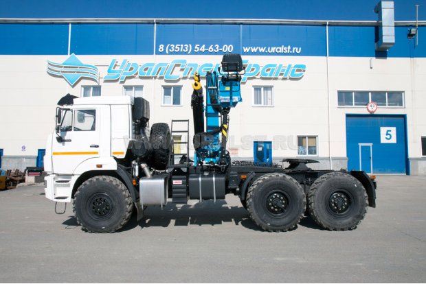 Седельный тягач Камаз 53504-50 с КМУ ИМ-150-04