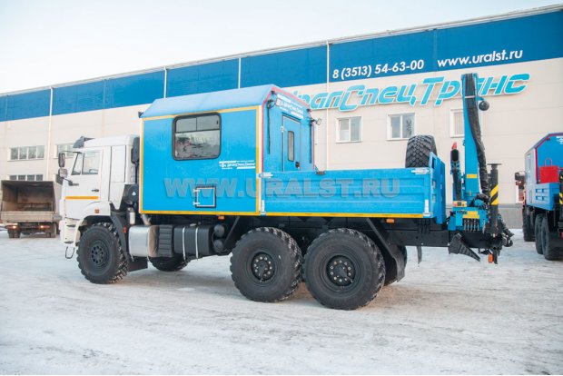 ПАРМ с КМУ ИМ-55 УСТ 5453 Камаз 43118-50 сп. м.