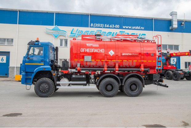 Автотопливозаправщик АТЗ-20 УСТ 54533Z Камаз 6522RТ доработка под ДОПОГ