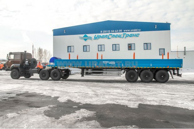 Бортовой полуприцеп ППБ 30Б-31-14К УСТ 9465 под КМУ ИФ-300