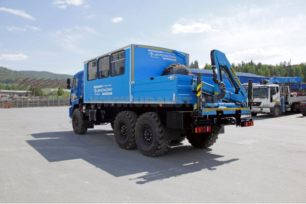 ГПА УСТ 54535 (14+2) с КМУ ИМ-25 Камаз 43118 (Cummins)