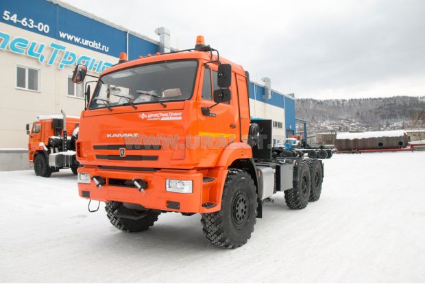 Седельный тягач УСТ 5453 Камаз 43118, ZF, сп.м., доработка под ДОПОГ
