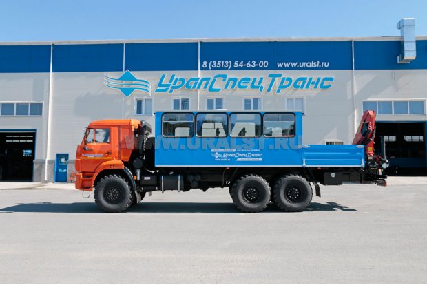 ГПА УСТ 54535 (16+2) КМУ PK-8500 Камаз 43118-50 сп.м