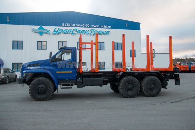 Сортиментовоз УСТ 5453 Урал 4320-74Е5 NEXT
