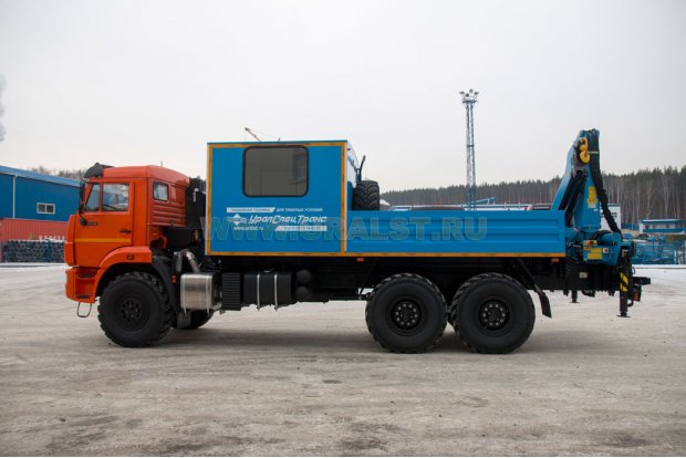 ГПА 6+2 откр. с КМУ ИМ-150 УСТ 5453 Камаз 43118-50