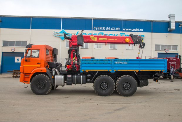  Бортовой автомобиль с КМУ ИТ-150 (тросовый) УСТ 54531J Камаз 43118-3027-50