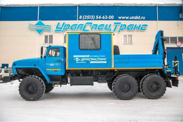 ГПА 6+2 откр. с КМУ ИМ-55 УСТ 5453 Урал 4320-1951-60, базовая