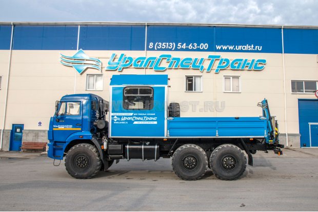 Камаз ГПА 43118 с краном-манипулятором ИМ-20